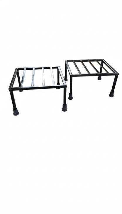 Dhyani Heavy Duty 12 x 12 inch with 6 inch height pot stand set of 2